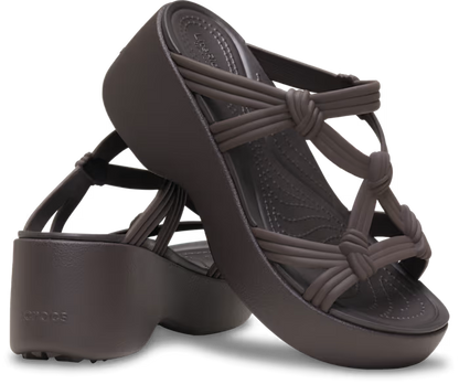 Damen Metallic Schnalle Saturday Sandale