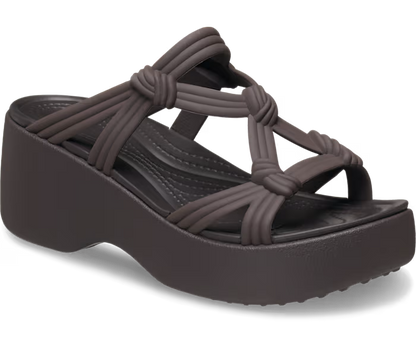 Damen Metallic Schnalle Saturday Sandale