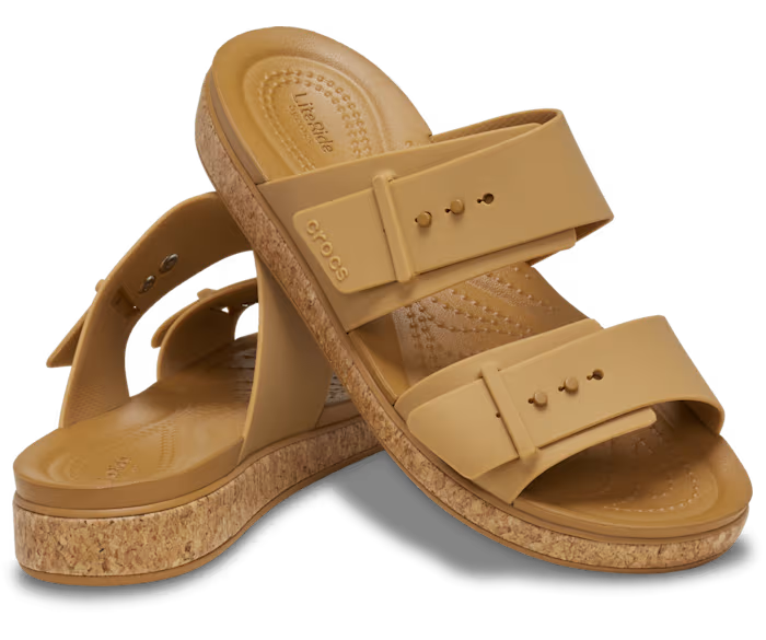 Brooklyn Schnalle Low Low Cork Sandale