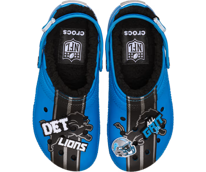 NFL Detroit Lions Classic gefütterter Clog