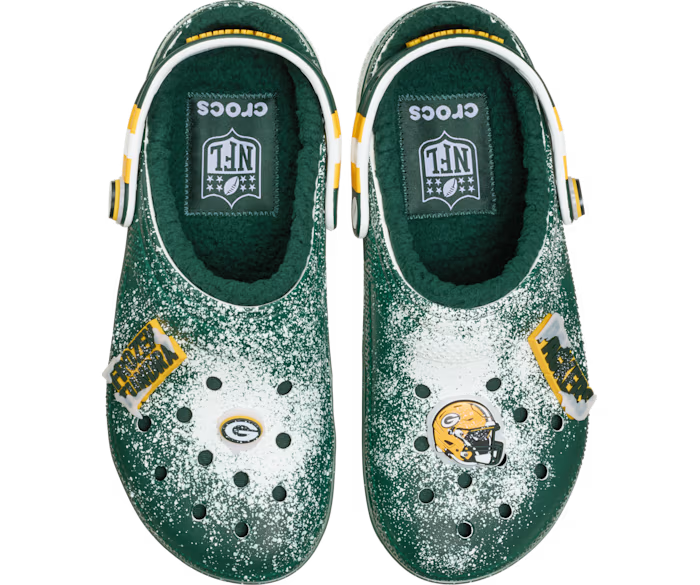 NFL Grün Bay Packers Classic gefütterter Clog