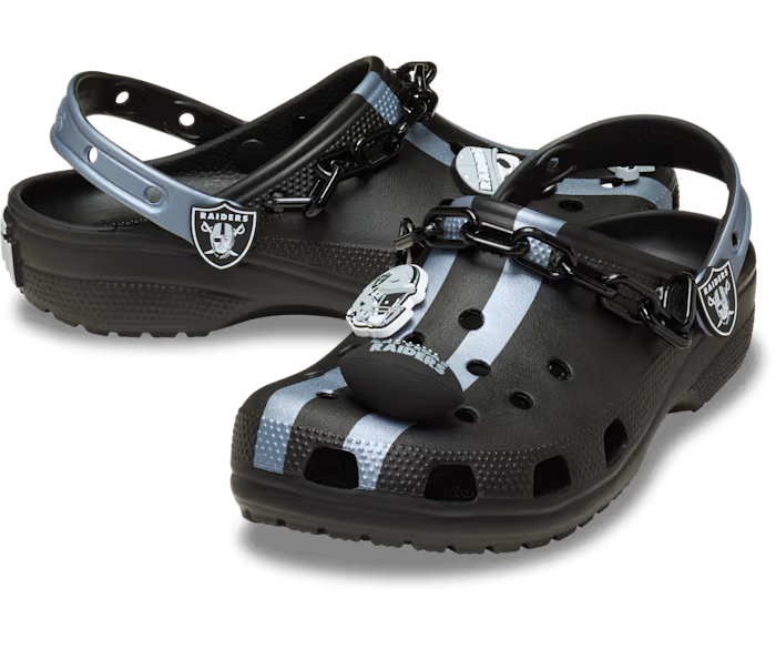 NFL Las Vegas Raiders Classic Clog