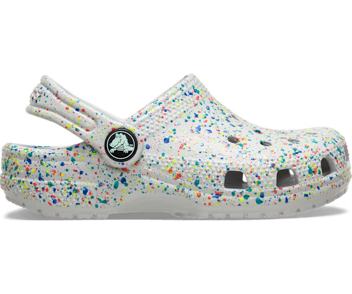 Kinder Classic Glow Paint Splatter Clog