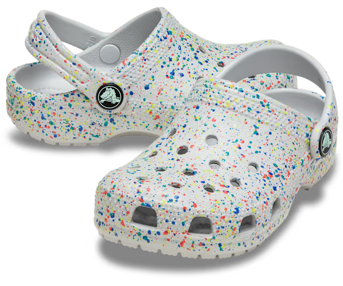 Kinder Classic Glow Paint Splatter Clog