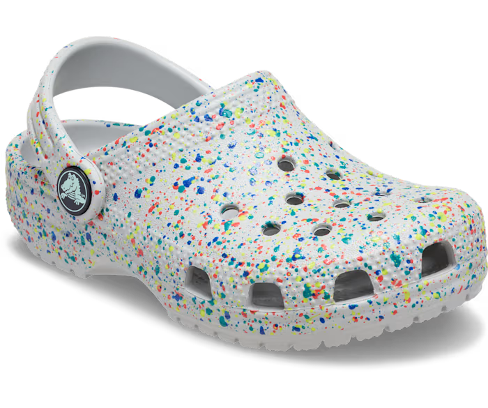 Kinder Classic Glow Paint Splatter Clog