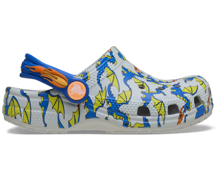 Kleinkind Classic Dragon Grafik Clog