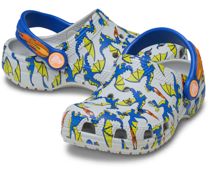 Kleinkind Classic Dragon Grafik Clog