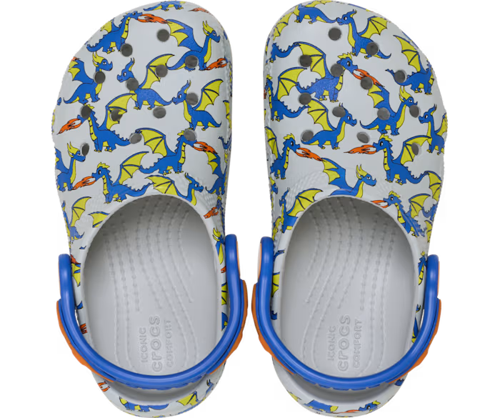 Kleinkind Classic Dragon Grafik Clog