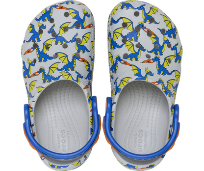 Kleinkind Classic Dragon Grafik Clog