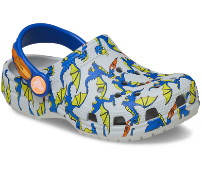 Kleinkind Classic Dragon Grafik Clog