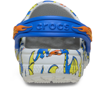 Kleinkind Classic Dragon Grafik Clog