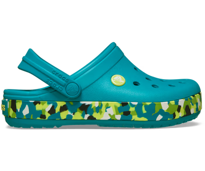 Kinder Crocband Glow Confetti Band Clog