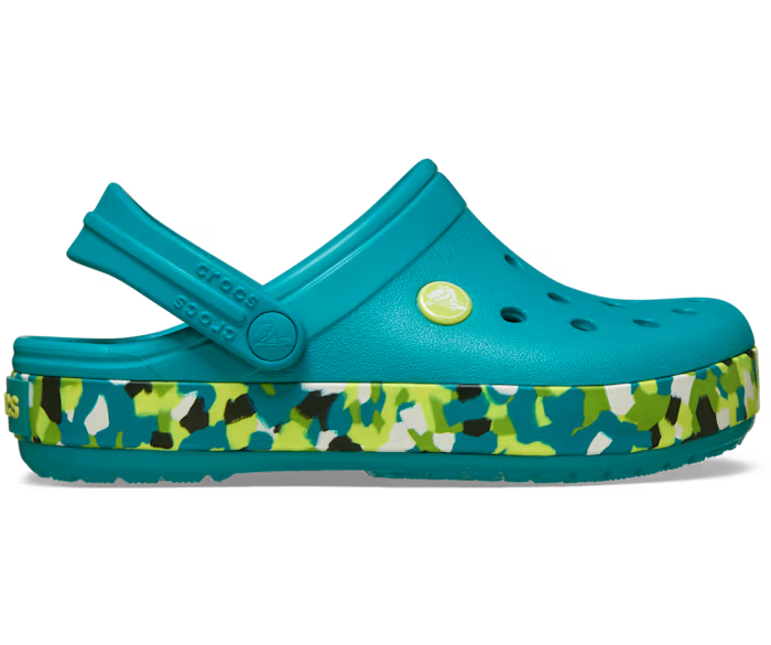 Kinder Crocband Glow Confetti Band Clog