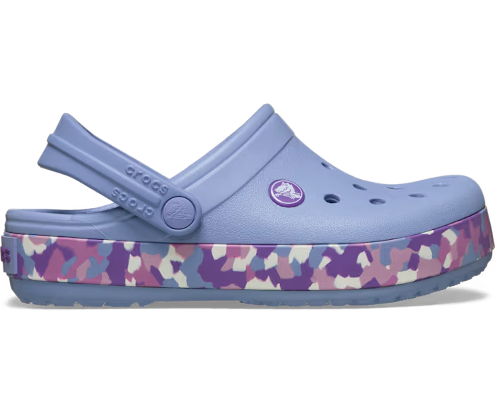 Kinder Crocband Glow Confetti Band Clog