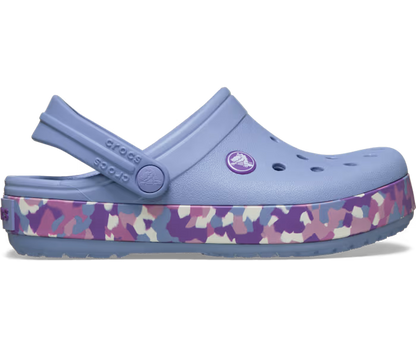 Kinder Crocband Glow Confetti Band Clog