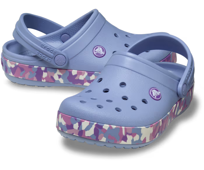 Kinder Crocband Glow Confetti Band Clog