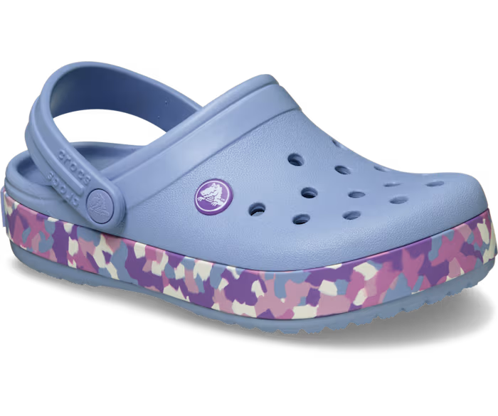 Kinder Crocband Glow Confetti Band Clog