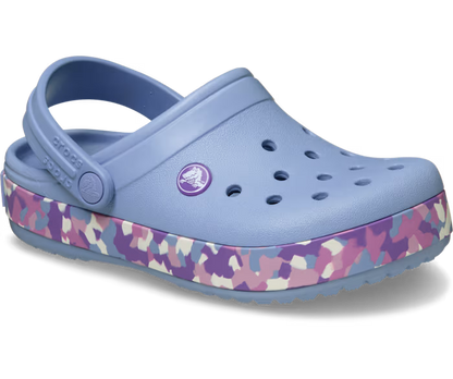 Kinder Crocband Glow Confetti Band Clog