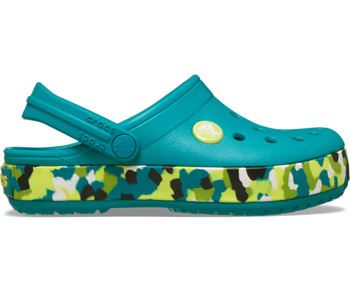 Kleinkind Crocband Glow Confetti Band Clog
