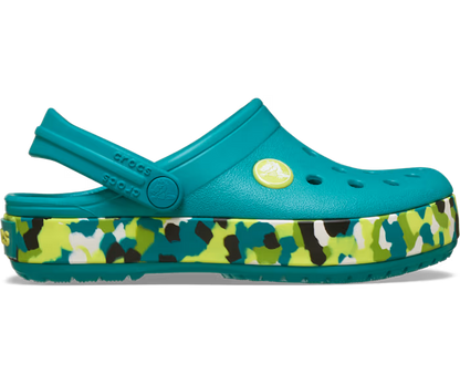 Kleinkind Crocband Glow Confetti Band Clog
