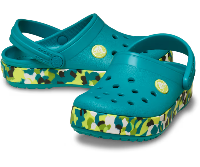 Kleinkind Crocband Glow Confetti Band Clog
