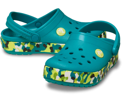 Kleinkind Crocband Glow Confetti Band Clog