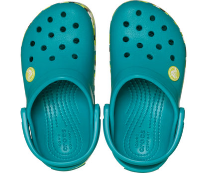 Kleinkind Crocband Glow Confetti Band Clog