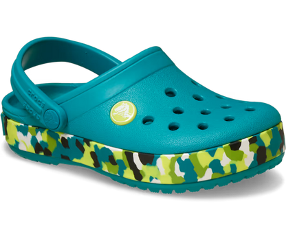 Kleinkind Crocband Glow Confetti Band Clog