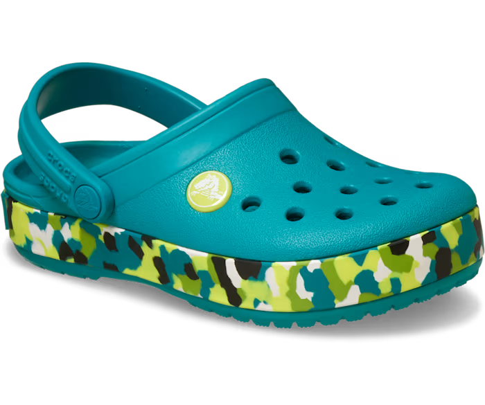 Kleinkind Crocband Glow Confetti Band Clog