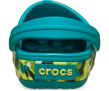 Kleinkind Crocband Glow Confetti Band Clog