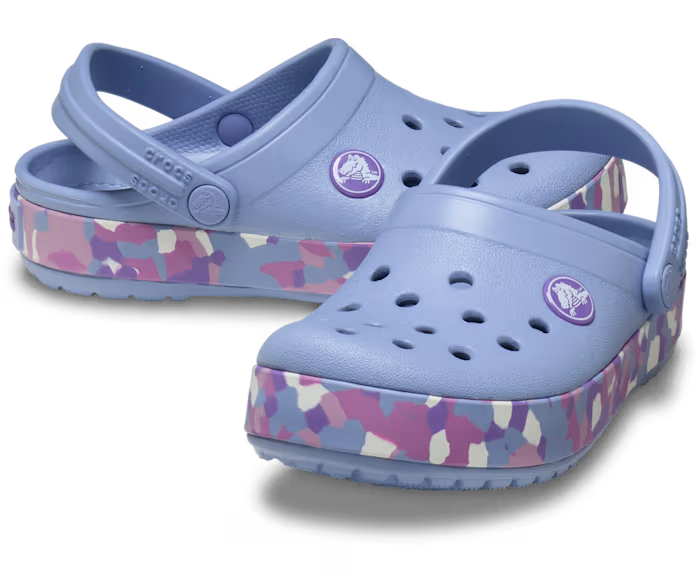 Kleinkind Crocband Glow Confetti Band Clog
