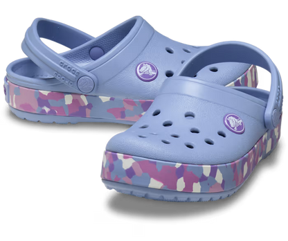 Kleinkind Crocband Glow Confetti Band Clog