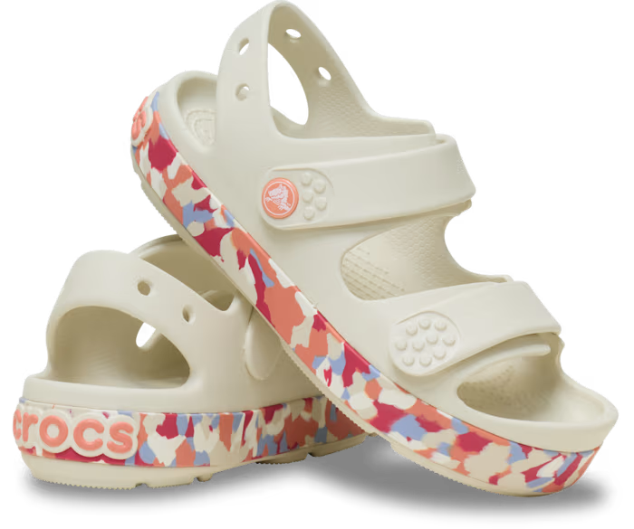 Kinder’ Crocband™ Cruiser Glow Confetti Band Sandale.