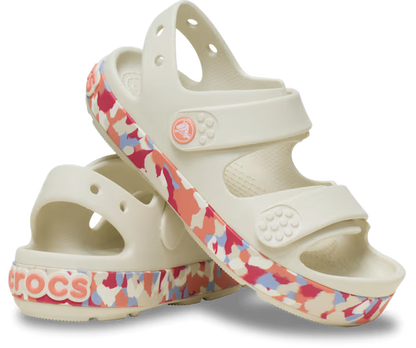 Kinder’ Crocband™ Cruiser Glow Confetti Band Sandale.