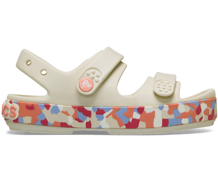 Kleinkind Crocband™ Cruiser Glow Confetti Band Sandale