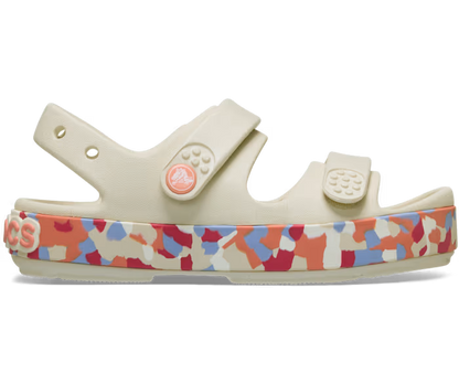 Kleinkind Crocband™ Cruiser Glow Confetti Band Sandale