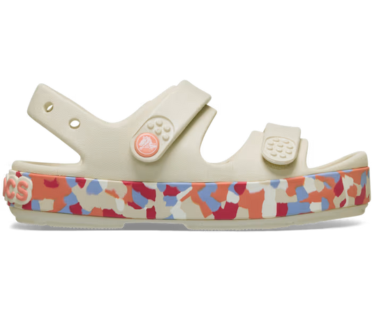 Kleinkind Crocband™ Cruiser Glow Confetti Band Sandale