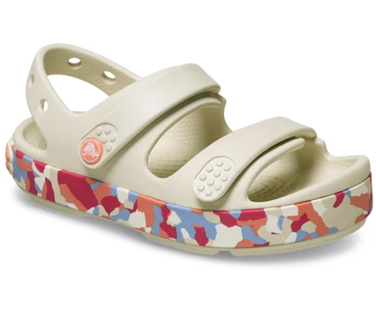 Kleinkind Crocband™ Cruiser Glow Confetti Band Sandale