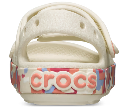 Kleinkind Crocband™ Cruiser Glow Confetti Band Sandale