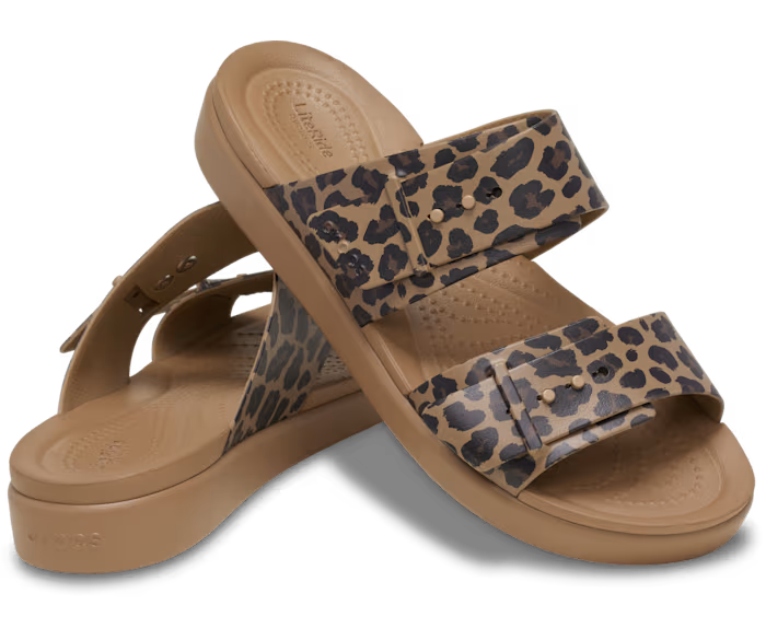 Brooklyn Schnalle Low Low Animal Sandale