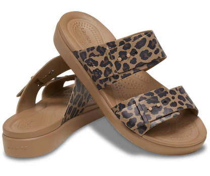 Brooklyn Schnalle Low Low Animal Sandale