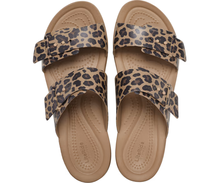 Brooklyn Schnalle Low Low Animal Sandale