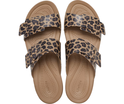 Brooklyn Schnalle Low Low Animal Sandale