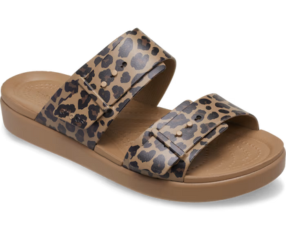 Brooklyn Schnalle Low Low Animal Sandale
