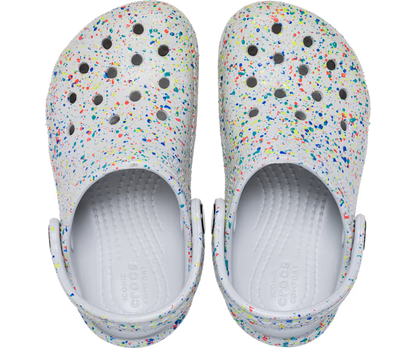 Kleinkind Classic Glow Paint Splatter Clog