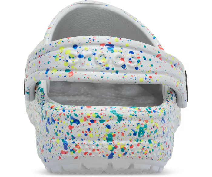 Kleinkind Classic Glow Paint Splatter Clog