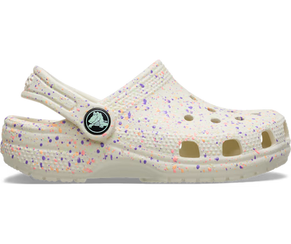 Kleinkind Classic Glow Paint Splatter Clog
