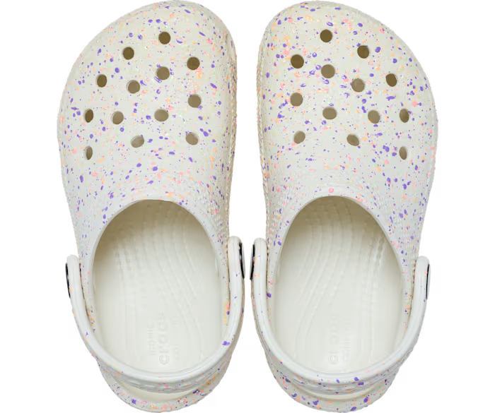 Kleinkind Classic Glow Paint Splatter Clog