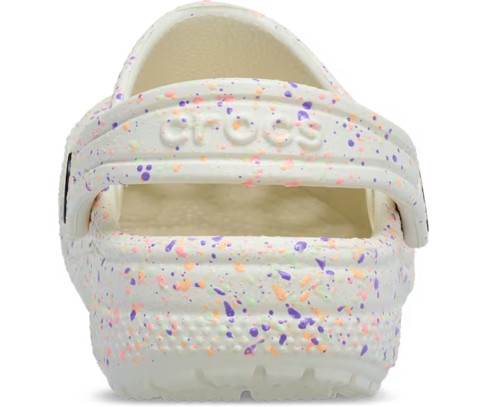 Kleinkind Classic Glow Paint Splatter Clog