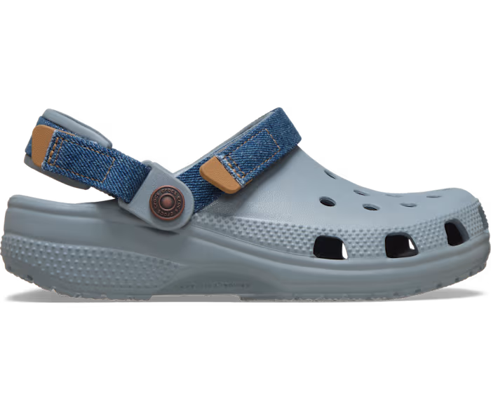 Kinder Classic Denim verstellbar Backstrap Clog
